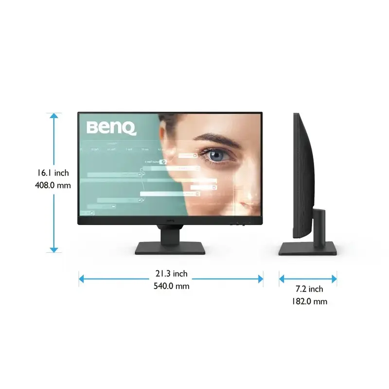Монітор BenQ 23,8" GW2490E BLACK (9H.LMELJ.LBE) - фото - №3