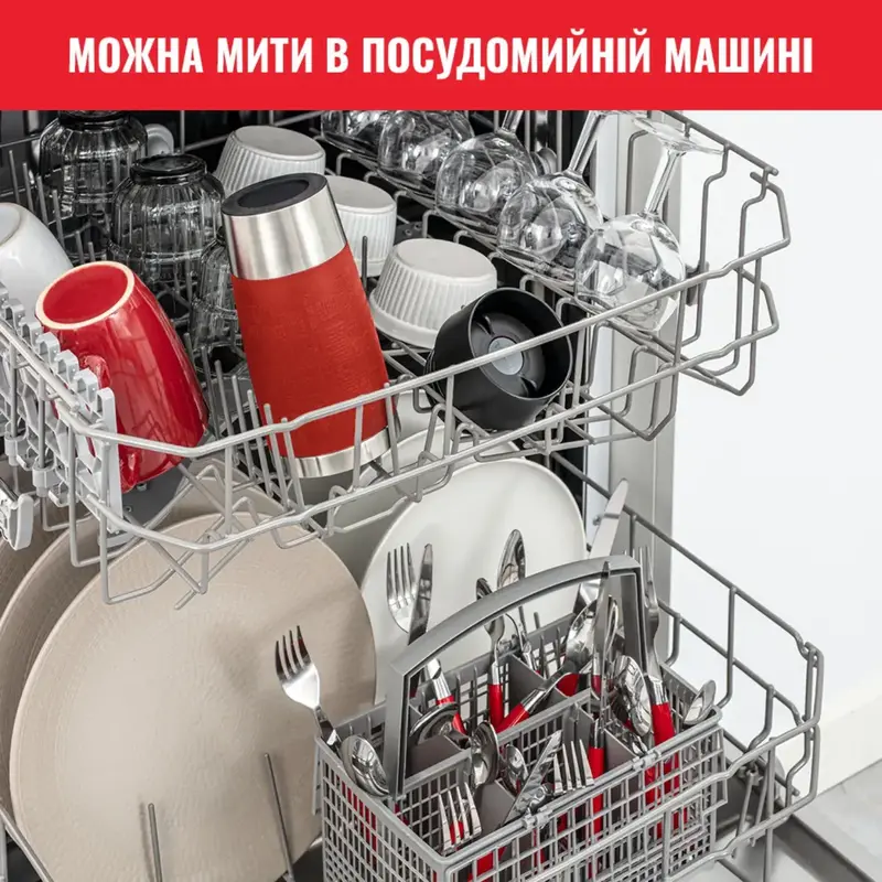 Термочашка TEFAL TRAVEL MUG 0.36 л червона - фото - №6