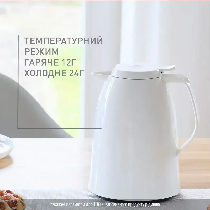 Термоглечик Tefal Mambo, 1.5 л, білий (K3036212) - фото - №5