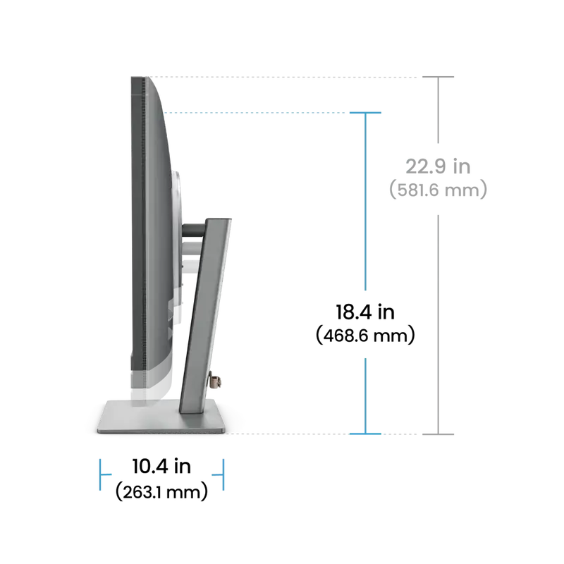 Монітор BenQ 31.5" RD320U Metallic Grey (9H.LMSLA.TBE) - фото - №8