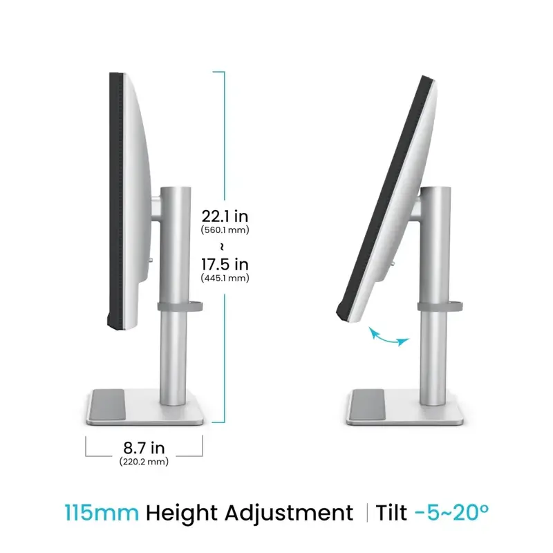 Монітор BenQ 27" MA270U Silver (9H.LMWLB.QBE) - фото - №4