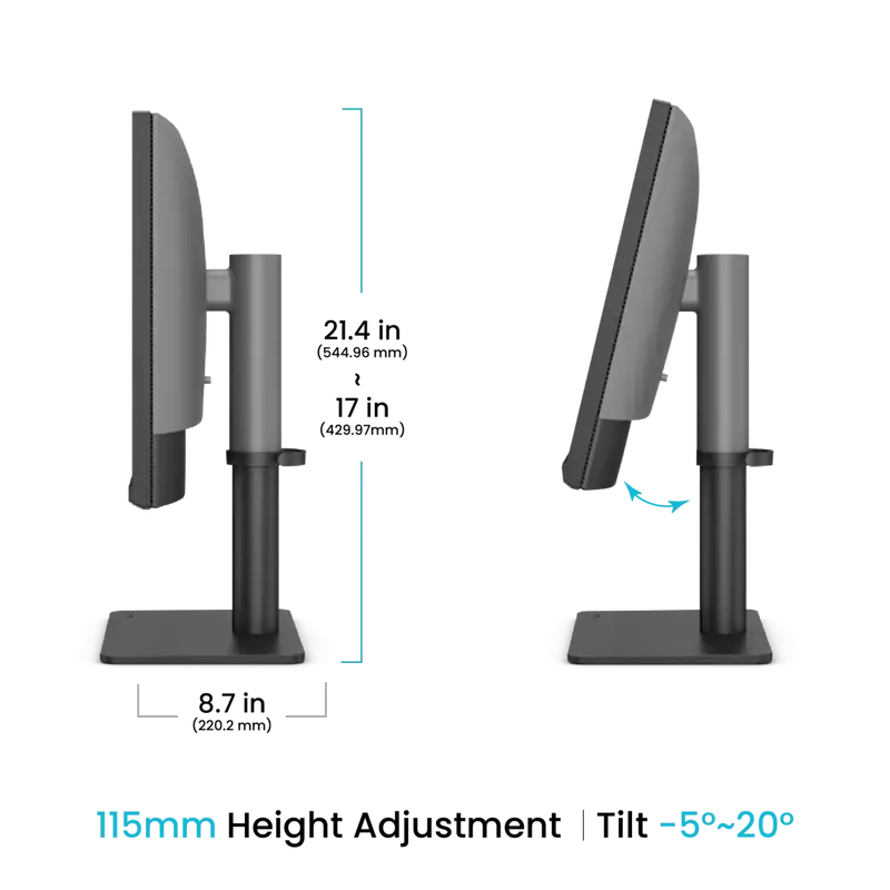 Монітор BenQ 27" PD2706QN Grey (9H.LNDLA.TBE) - фото - №4