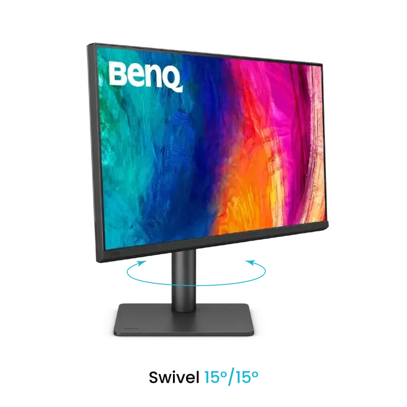 Монітор BenQ 27" PD2706QN Grey (9H.LNDLA.TBE) - фото - №6