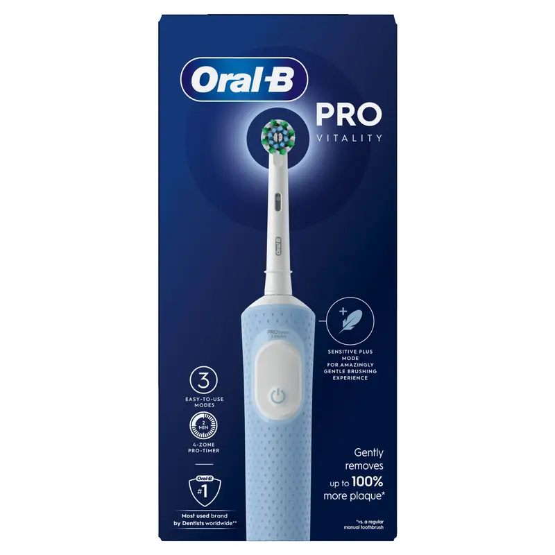 Електрична зубна щітка ORAL-B Vitality Pro D103.413.3 Protect x clean Vapor Blue (4210201446453) фото