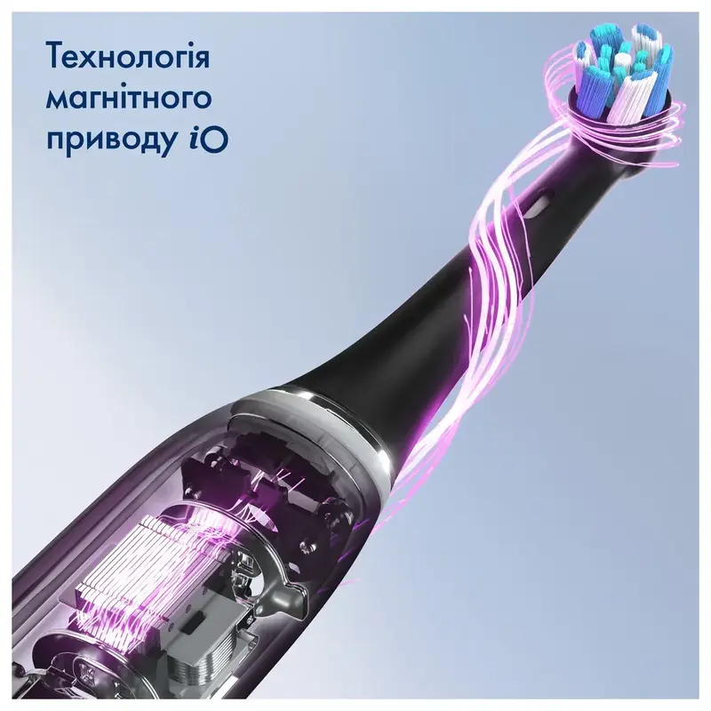 Електрична зубна щітка ORAL-B iO Серія 9 Чорна + дорожній чохол (4210201449485) фото