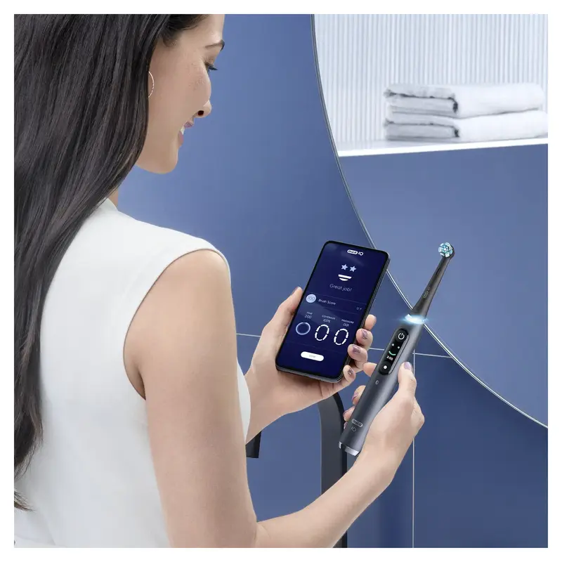 Електрична зубна щітка ORAL-B iO Серія 9 Чорна + дорожній чохол (4210201449485) фото