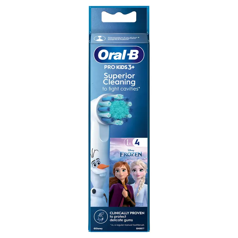 Змінні насадки до зубної щітки ORAL-B Kids Frozen II, 4 шт (4210201385233) фото