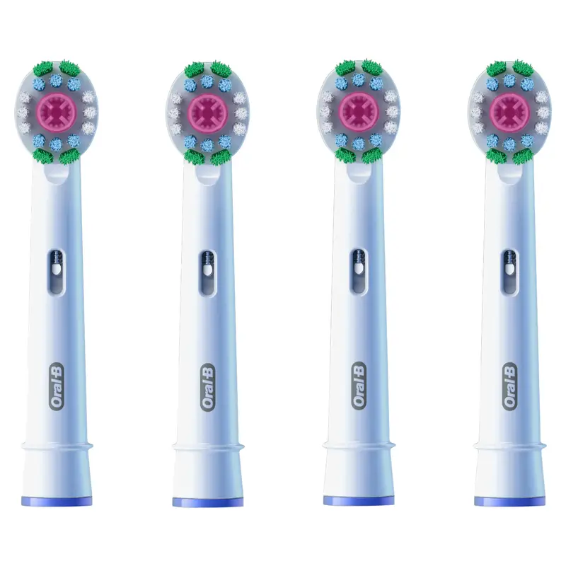 Насадки для электрической зубной щетки ORAL-B BRAUN Pro 3D White, 4 шт (8006540847213) фото