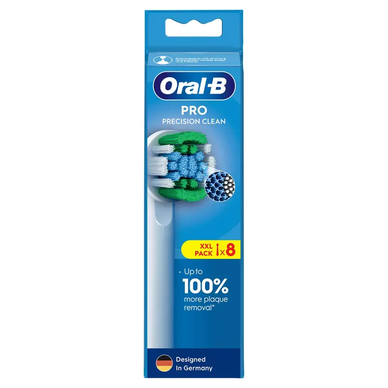 Насадки для електричної зубної щітки ORAL-B BRAUN Pro Precision Clean, 8 шт (8006540847459) - фото - №2