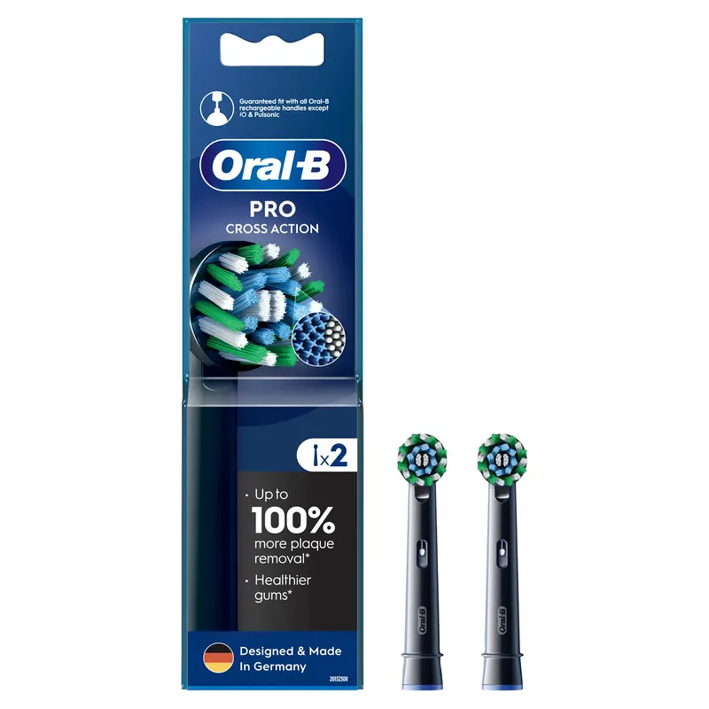 Насадки для електричної зубної щітки ORAL-B BRAUN Pro Cross Action, 2 шт (8006540847657) - фото - №0