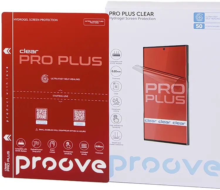Захисна гідрогелева плівка Proove Hydrogel Screen Protection PRO PLUS Clear 10 - фото - №2