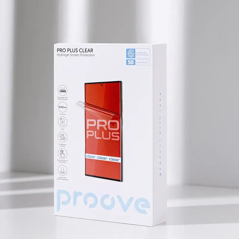 Захисна гідрогелева плівка Proove Hydrogel Screen Protection PRO PLUS Clear 10 - фото - №3