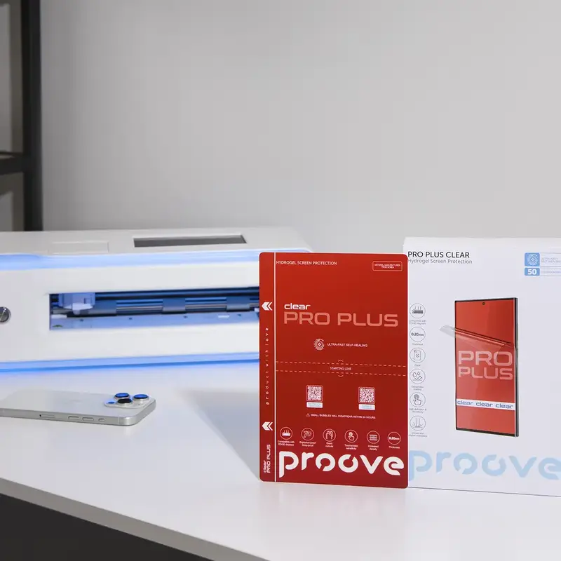 Захисна гідрогелева плівка Proove Hydrogel Screen Protection PRO PLUS Clear 10 - фото - №4