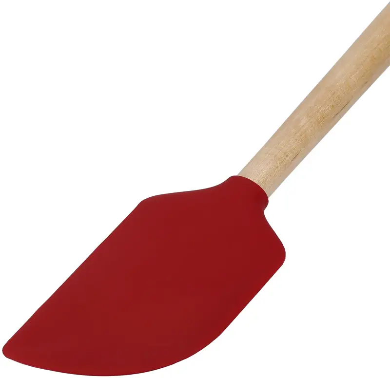 Лопатка для тіста KitchenAid Coreline, 31,8 см, береза, червоний (KQR731OHERE) - фото - №2