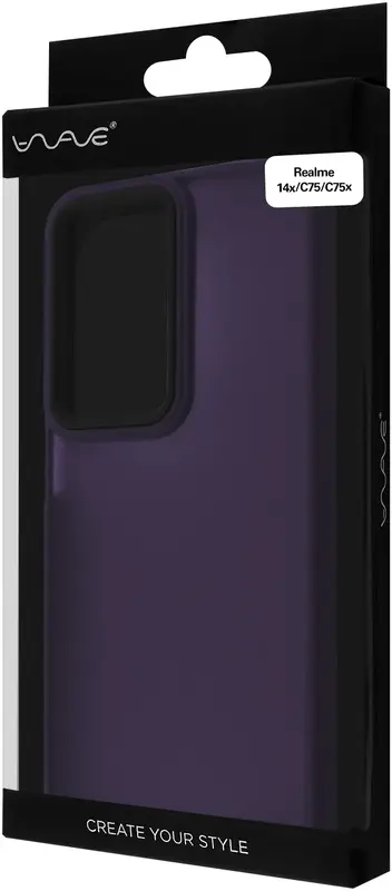 Чохол для Realme 14x/C75/C75x WAVE Matte Color Case (deep purple) - фото - №3