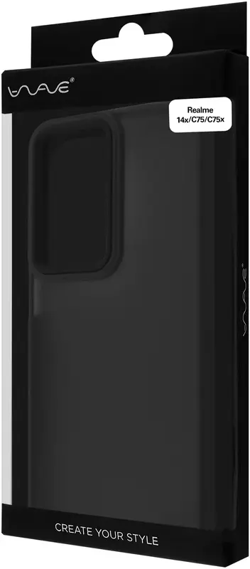 Чохол для Realme 14x/C75/C75x WAVE Matte Color Case (black) - фото - №3