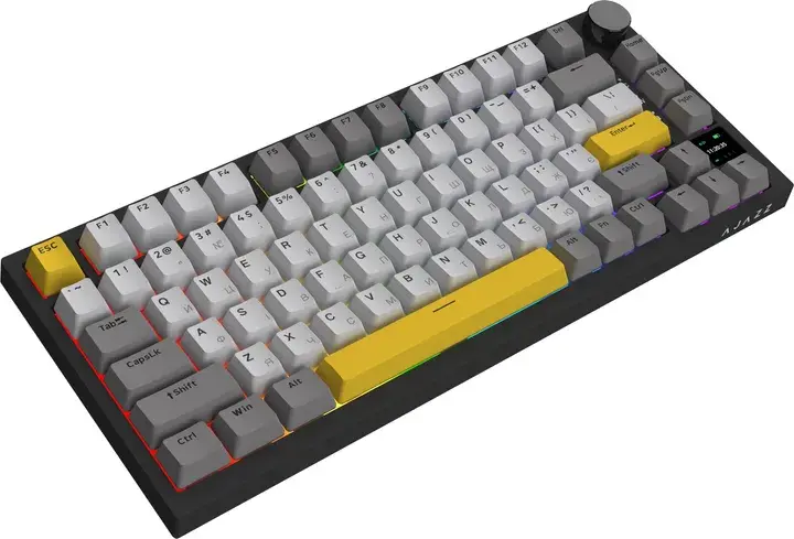 Клавіатура ігрова Ajazz AK820 Pro Flying Fish Switch Black - фото - №4