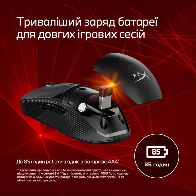 Ігрова комп'ютерна миша HyperX Pulsefire Fuse Black фото