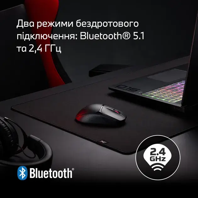 Ігрова комп'ютерна миша HyperX Pulsefire Fuse Black фото