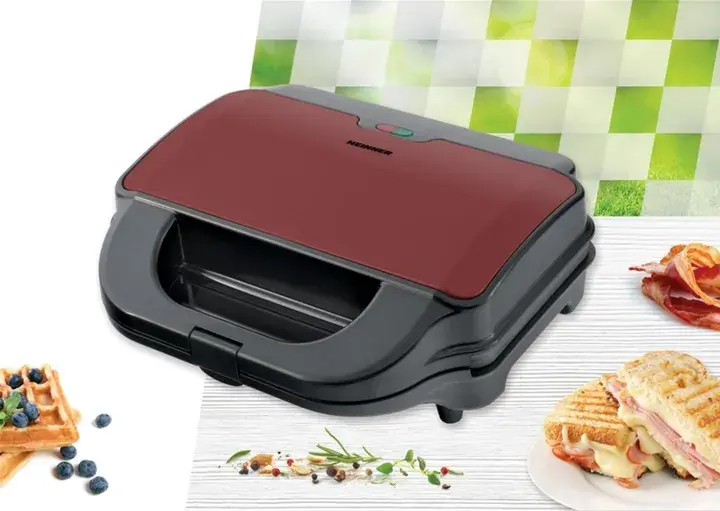 Бутербродниця HEINNER SM-2H900BKS - фото - №4