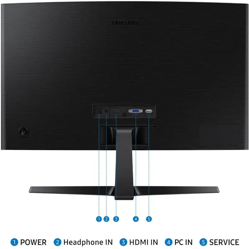 Монітор SAMSUNG 24" LS24D366GAIXCI - фото - №4