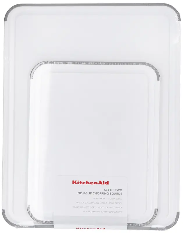 Набір дошок для нарізання KitchenAid Universal, двосторонні, 28х36/20х25 см (KEG710NOSMGA) - фото - №3