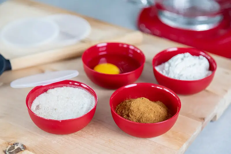 Набір мисок-приправниць із кришками KitchenAid Universal, 4 шт, 28 гр, червоний (KQG177BXERE) - фото - №11