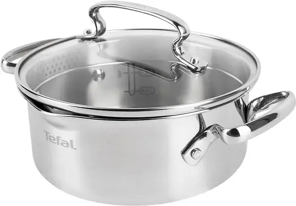 Каструля з кришкою Tefal Duetto+, 16 см, 1.5 л (G7194236) - фото - №1