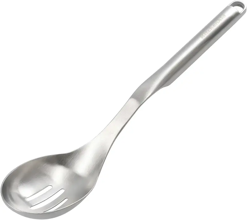 Ложка кухонна з прорізами KitchenAid Premium, 33,8 см (KMG004OHSS) - фото - №5