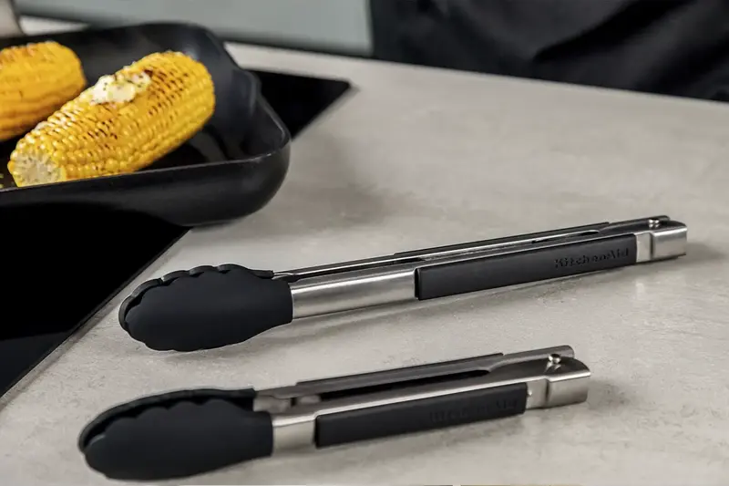 Щипці кухонні KitchenAid Universal, 30,9 см, чорний (KQG205OHOBE) - фото - №12