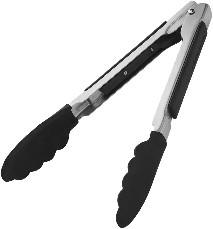 Щипці кухонні KitchenAid Universal, 24 см, чорний (KQG203OHOBE) - фото - №6