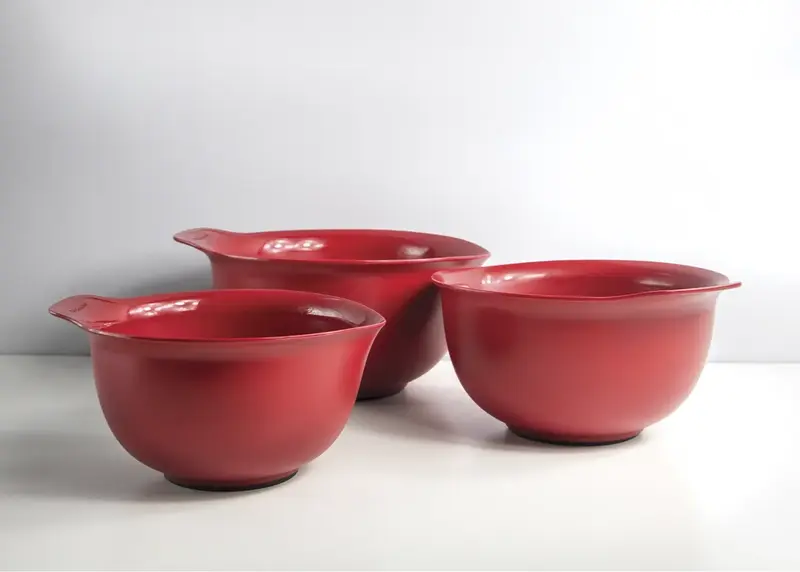 Набір мисок для змішування KitchenAid Universal, 3шт, 2,4/3,3/4,3л, червоний (KQG175OSERE) - фото - №6