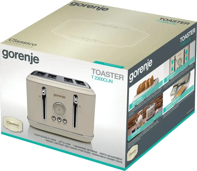 Тостер Gorenje T2300CLIN - фото - №6