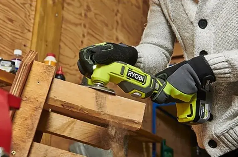 Багатофункціональний інструмент акумуляторний реноватор Ryobi ONE+ RMT18-0 18V без АКБ та ЗП - фото - №1