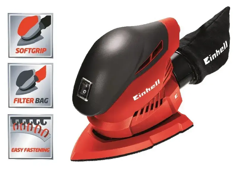 Шліфмашина багатофункціональна Einhell TH-OS 1016 100Вт - фото - №2