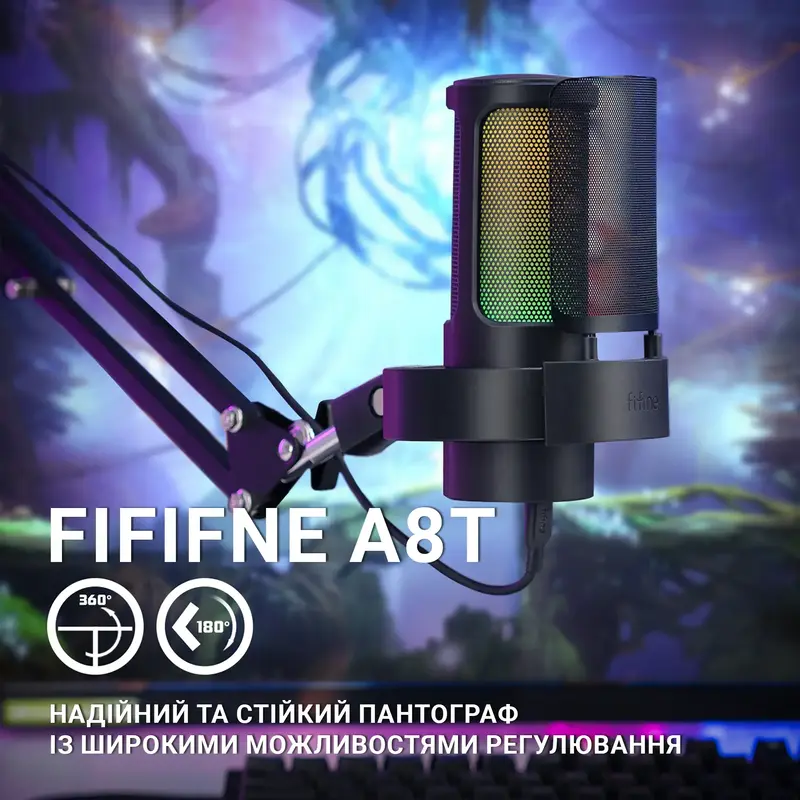 Мікрофон Fifine A8T - фото - №4