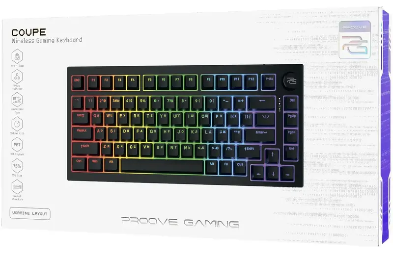Игровая клавиатура Proove Gaming Coupe black фото