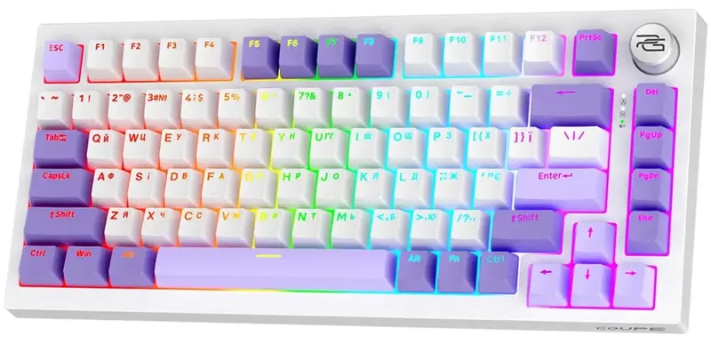 Ігрова клавіатура Proove Gaming Coupe white фото