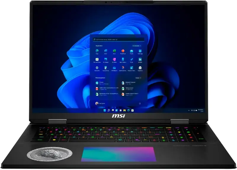 Ноутбук MSI Titan 18 HX Dragon Edition Norse Myth A2XWJG Black (A2XWJG-446UA) фото