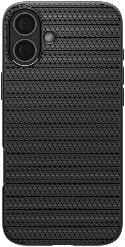 Чохол для iPhone 16 Plus Spigen Liquid Air Black (ACS08066) - фото - №0
