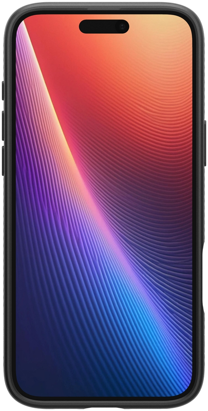 Чохол для iPhone 16 Plus Spigen Liquid Air Black (ACS08066) - фото - №1
