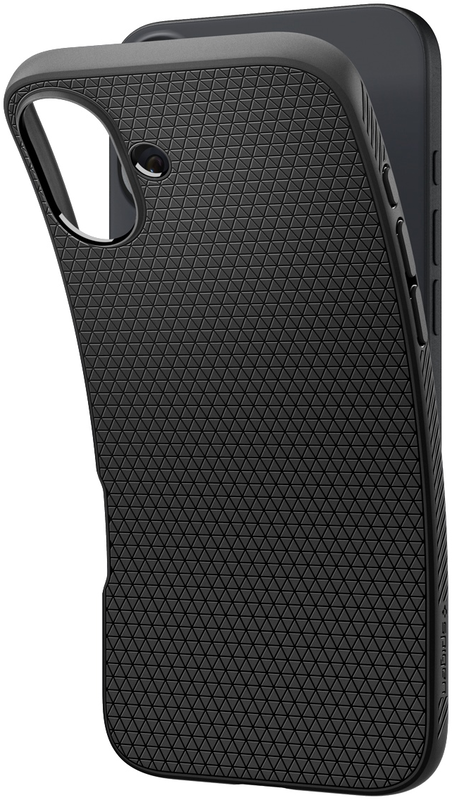 Чохол для iPhone 16 Plus Spigen Liquid Air Black (ACS08066) - фото - №2