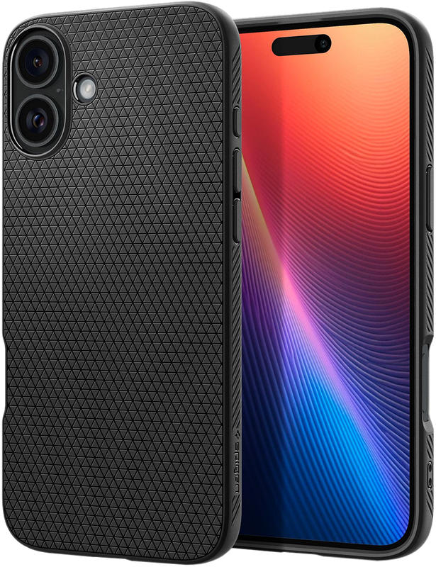 Чохол для iPhone 16 Liquid Air Black (ACS08194) - фото - №3