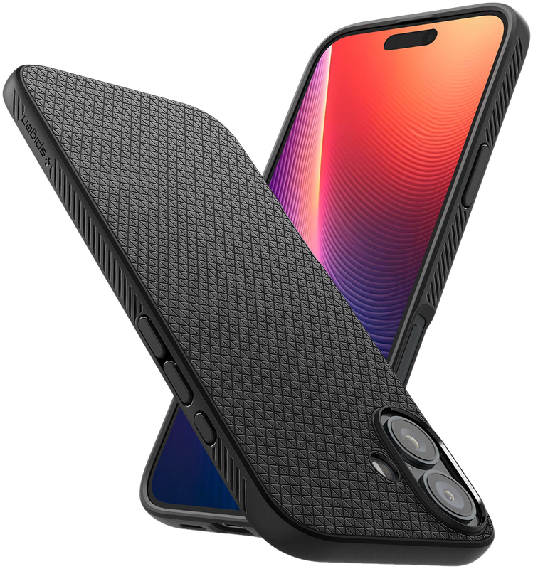 Чохол для iPhone 16 Liquid Air Black (ACS08194) - фото - №7