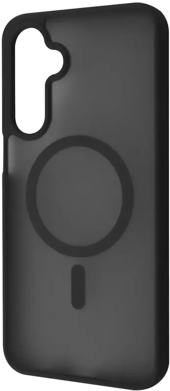 Чохол для Samsung Galaxy S24 FE WAVE Matte Color Case with Magnetic Ring (black) - фото - №0