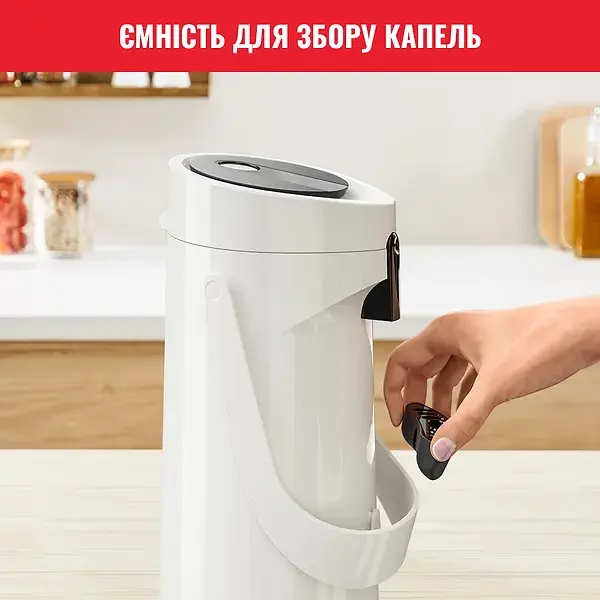 Термос Tefal PONZA PUMP,1.9 л, білий (K3140214) - фото - №9