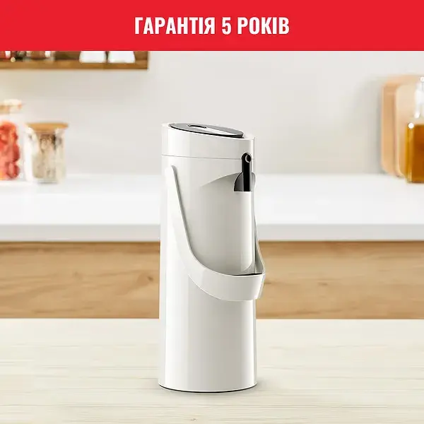 Термос Tefal PONZA PUMP,1.9 л, білий (K3140214) - фото - №10