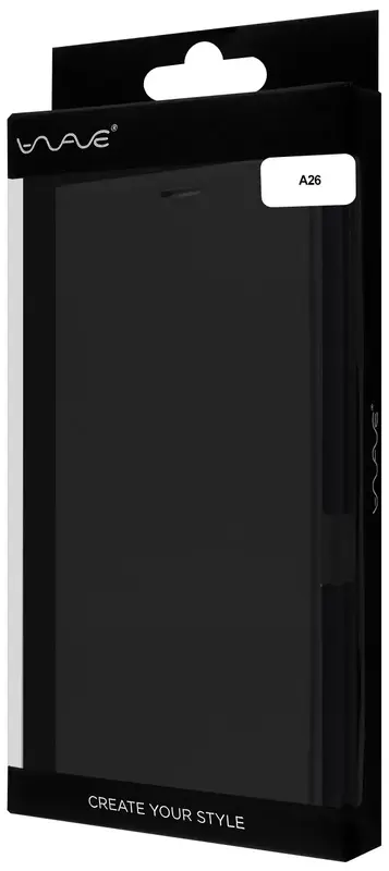 Чехол для Samsung A26 WAVE Flap Case (black) - фото - №3