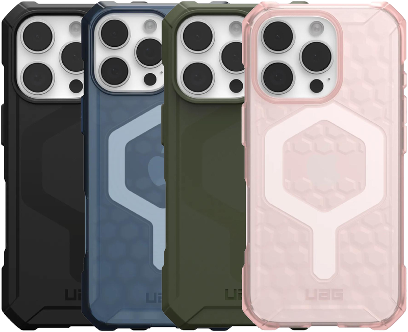 Чохол для iPhone 16 Pro Max UAG Essential Armor Magsafe Cloud Blue (114449114151) - фото - №4