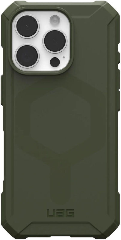 Чохол для iPhone 16 Pro Max UAG Essential Armor Magsafe Olive Drab (114449117272) - фото - №0